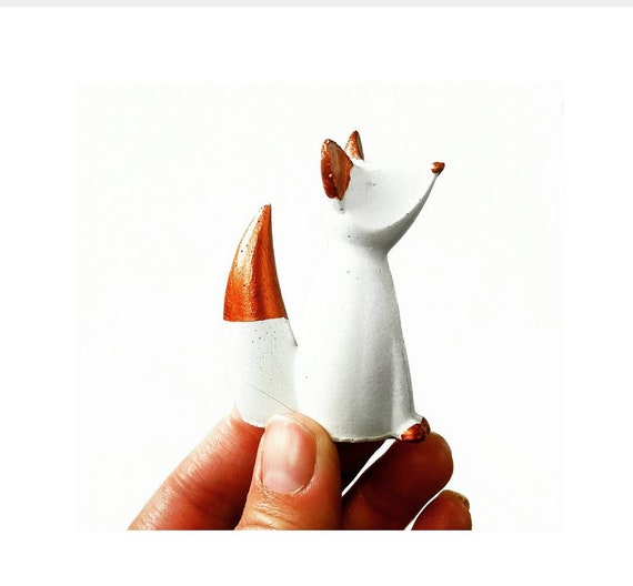 Fox Ring Holder, Fox Decor, Ring Holder, Jewelry Holder, Jewelry Dish, Ring Cone, Fox, Ring Tree, Jewelry Storage