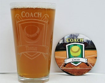 Softball, Softball Coach Gift, Softball Gifts, Softball Coaches, Softball Coach, Softball glass, Softball Mom