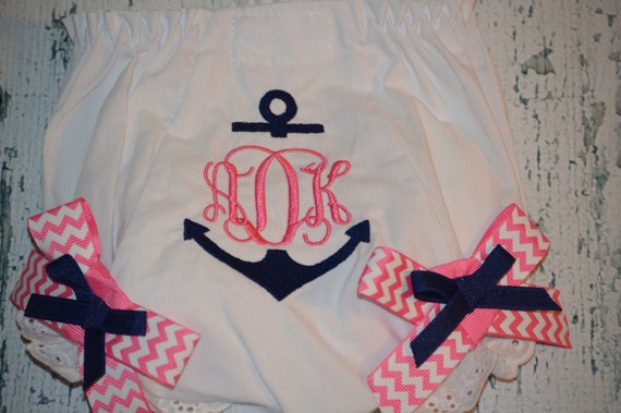 Personalized Nautical Anchor Bloomer