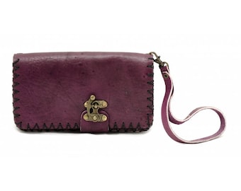 10502: Rozat Leather Purse (Purple)