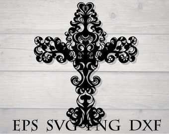 Free Free 190 Cricut Mandala Cross SVG PNG EPS DXF File