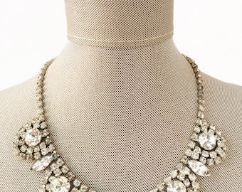 Vintage Choker, Bridal Choker, Wedding Choker, Art Deco Necklace, Bridal Necklace, Rhinestone Necklace, Crystal Necklace, Wedding Necklace