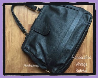 LIVRAISON GRATUITE | Sac vintage cuir médecin | Sacoche pour homme | Dessus de dames sac à Main poignée | Attache Case