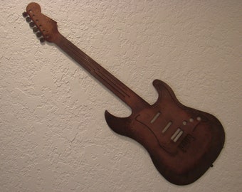 Sunburst Strat Guitar Wall Art Sunburst Strat Guitar Wall Art