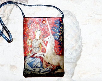 "The Unicorn Lady" shoulder pouch