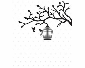 Embossing workbook "love birds" 10.6 x 15 cm_VINF005