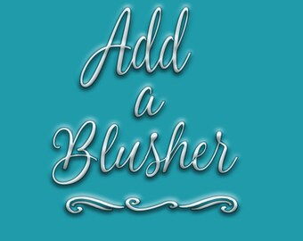 Add a Blusher to Your Veil