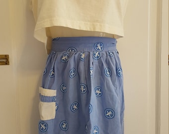 Vintage Fleur De Lis Apron Mid-century Vintage Apron