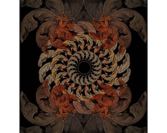 Fine Art Print - Mandala from nature - Momento Ad vigere 4