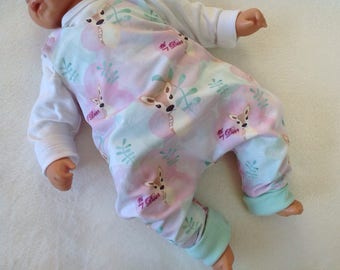 Baby organic romper jumpsuit Gr. 50 / 56