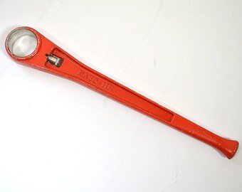 Ratcheting Pipe Threader Handle- Rigid Handle NA60-11R Pipe Threading Handle, Vintage Industrial Equipment