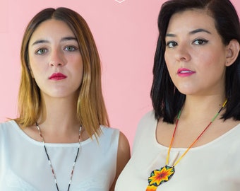 Necklace PEYOTE YELLOW