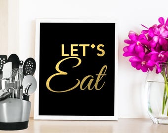 Lets eat | Etsy