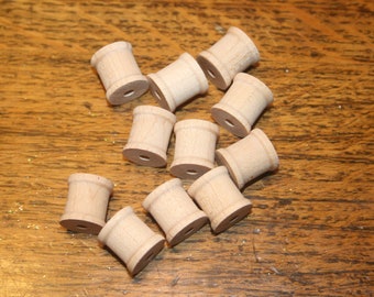 11,SMALL WOOD SPOOLS,wood spools,spools,wooden spools,wooden spool,wood spool,wood spool for twine,craft supplies,craft supply,wood craft