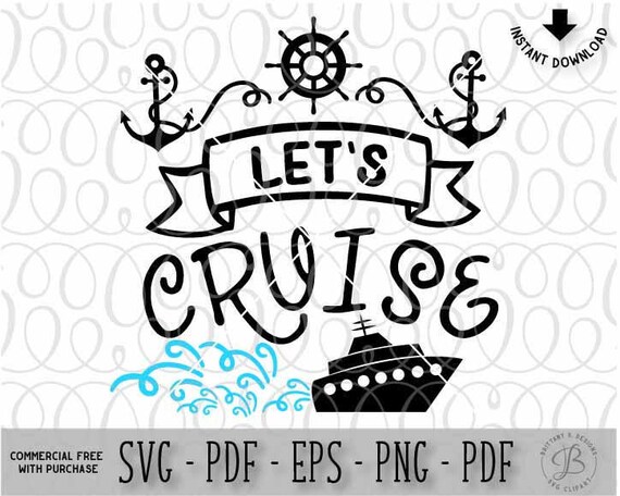 Download Let's Cruise svg Summer svg Vacation svg Summer cut