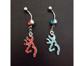 Brunissage anneaux de nombril strass