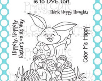 Hoppy Easter 3x4" Clear Photopolymer Stamp Set