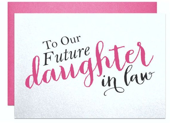 Future Daughter In Law Wedding Card For Daughter In Law 3596