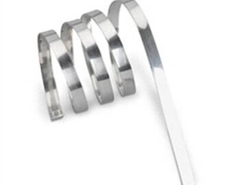 Pure Silver Flat Bezel Wire