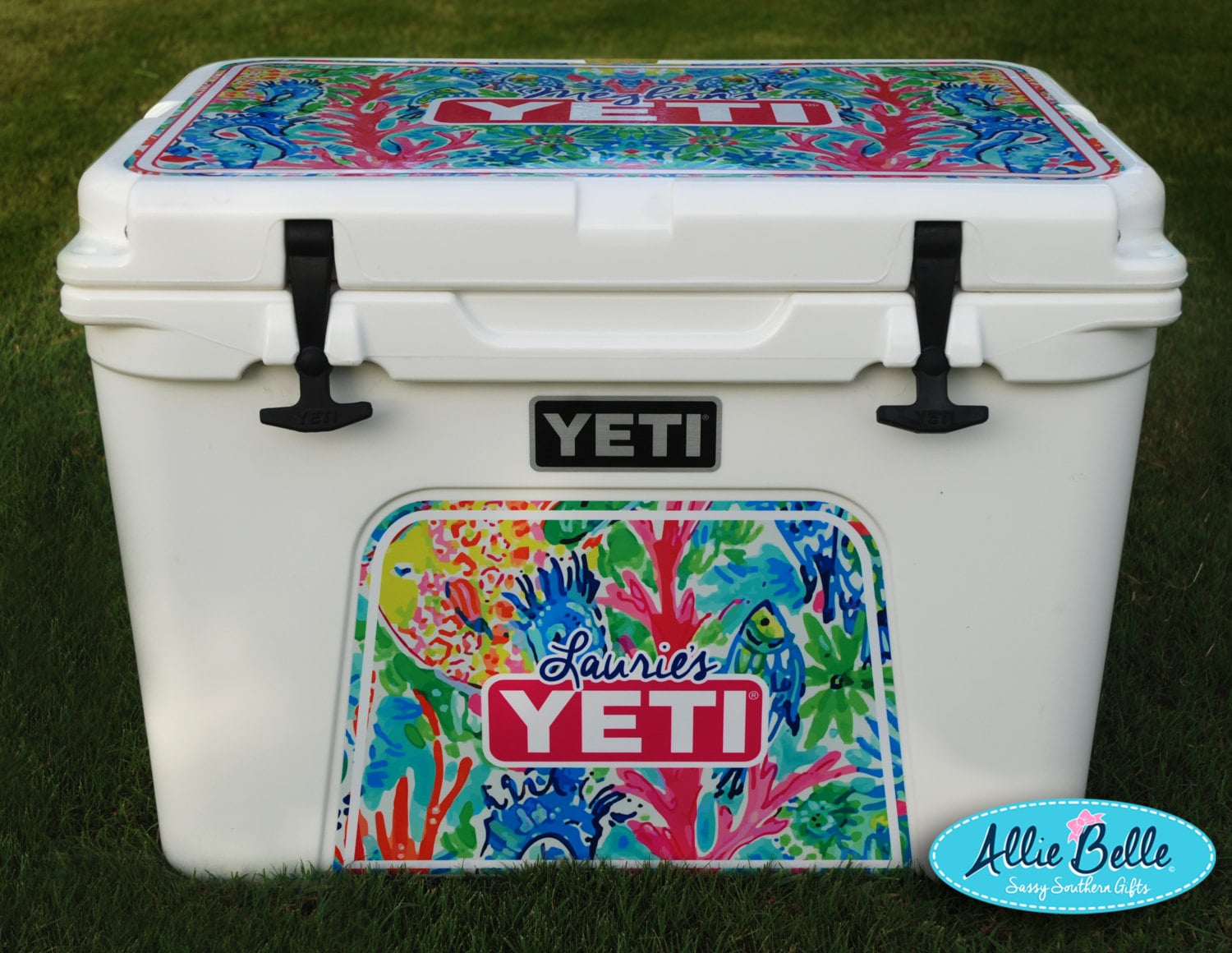 Yeti Roadie orTundra Cooler Wrap Decal. Custom Yeti Cooler Decal. 3M Wrap Decal Personalized