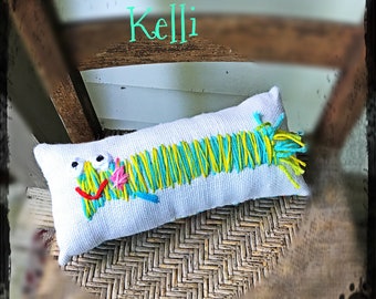 Fish Stick Fun Mini Pillow Ready to Ship YelliKelli