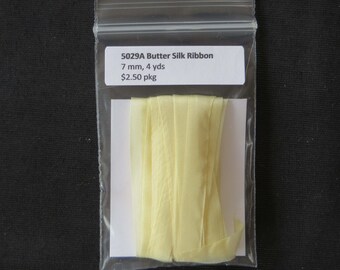 5029A Butter Silk Ribbon 7mm