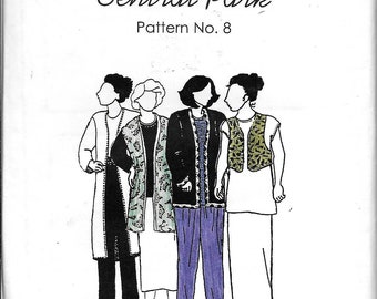 Park Bench Pattern Co. No. 8 Central Park Jacket Top Vest Skirt Pants Sewing Pattern UNCUT