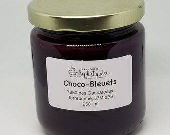 Confiture choco-bleuets