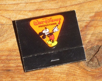 Vintage 70s Disneyland Walt Disney Productions Matchbook