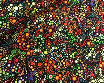 Circles and Dots in Caribbean from the Effervescence Collection by Robert Kaufman