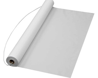 Wedding Aisle Runner White Plain Plastic 36"x 75ft. 1.7 mil thick