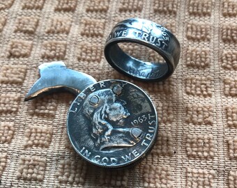 Coin ring and coin knife