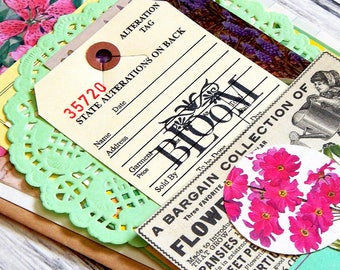 Vintage Flower Ephemera Pack. Vintage Flowers. Journal Ephemera. Junk Journal Supply. Vintage Journal. Journal Supplies. Vintage Ephemera.