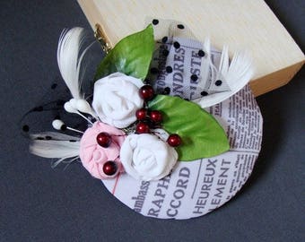 "Bibi" hat / fascinator - make