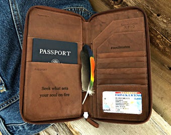 document wallets, Personalized passport wallet men, leather travel wallet, travel gift, passport wallet rfid, passport wallet case 7505