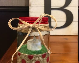 Decorative Christmas candle