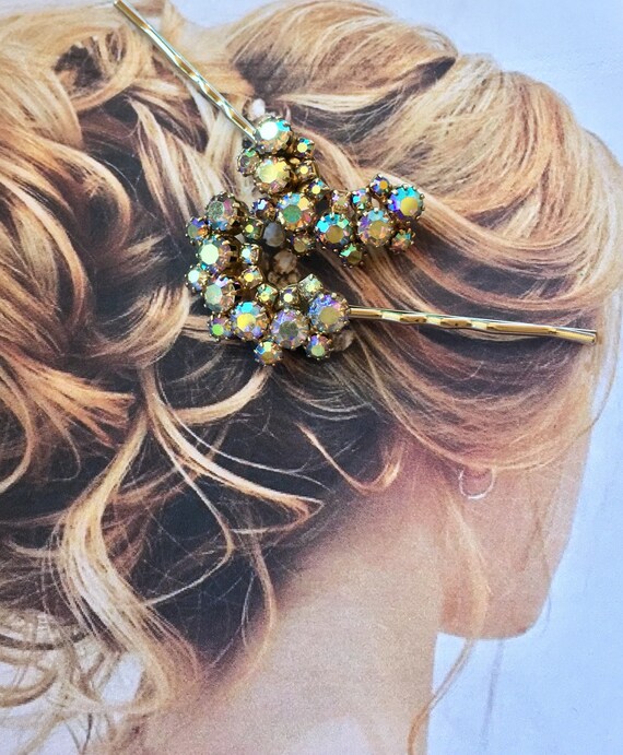 Decorative Hair Pins Bridal Hair Jewelry 1940 1950 Juliana