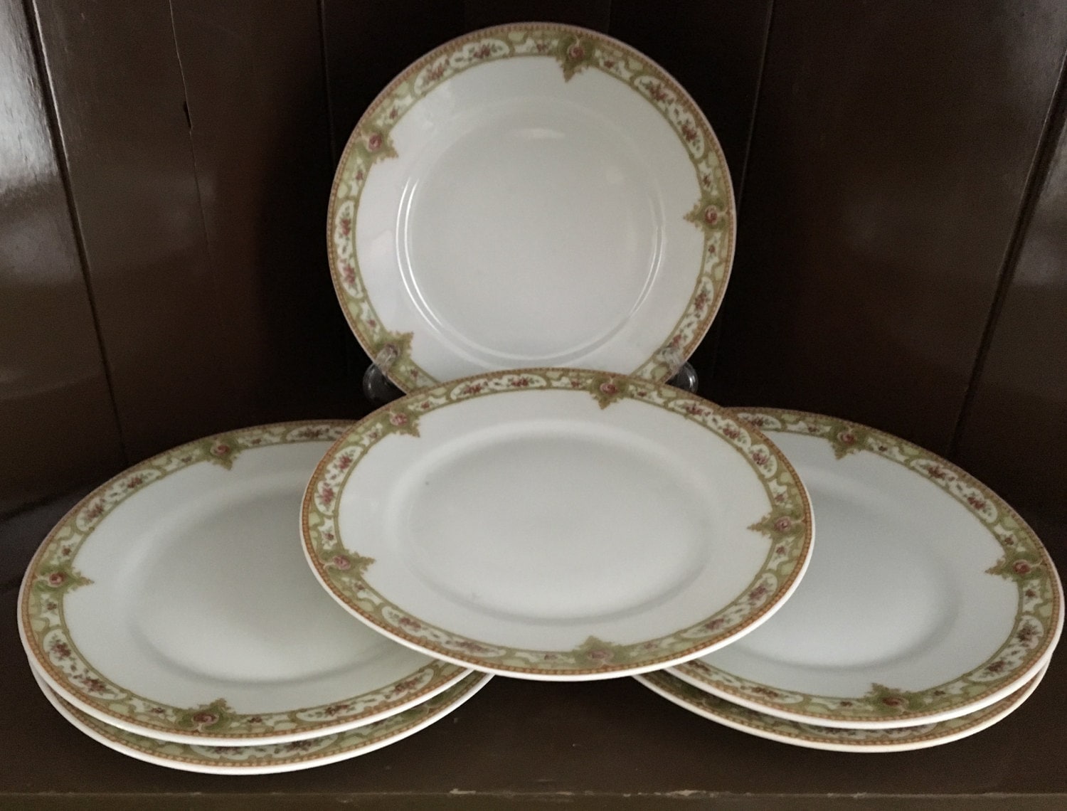 6 THEODORE HAVILAND LIMOGES Made in France Vintage Bread