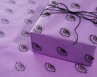 Purple Eyes Goth Gift Wrap