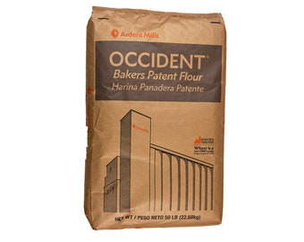 Unbleached Occident Bakers Patent Flour - NonGMO - Five Pounds