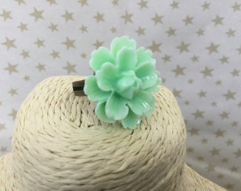 Aqua Peony Ring