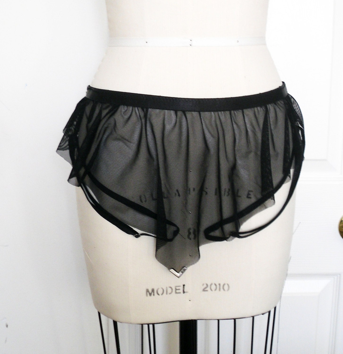 Mesh Skirt Panty Cage Underwear Elastic Frame Panty with