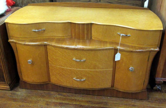 Birdseye maple vanity