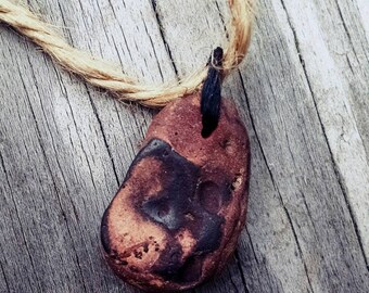 Iron Ranger Rough Stone Pendant
