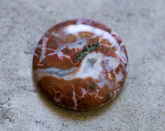 Ocean Wave Jasper Drusy Cabochon