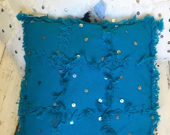 Moroccan Wedding Handira Pillow, filled