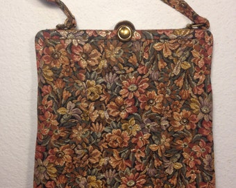 S O L D 1950's Metallic Brocade