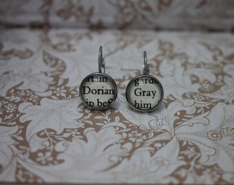 Dorian Gray Earrings ~ Oscar Wilde ~ The Picture Of Dorian Gray ~