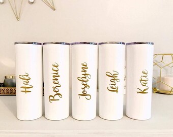 Custom name decal, Custom yeti deca, Yeti decal, Tumbler decal, Laptop decal, Bride decal, Gold decal, Bridesmaid tumbler, Bridesmaid gift
