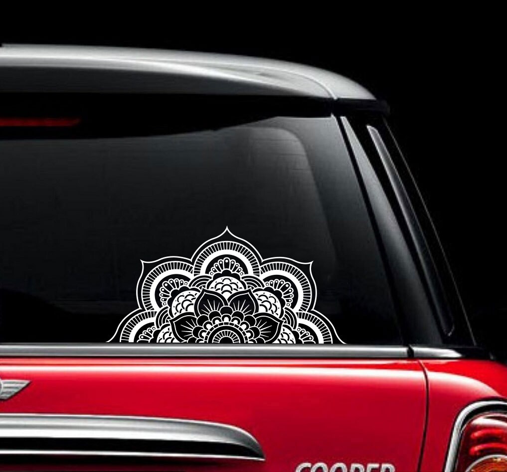 Mandala Car Decal Vinyl Sticker Decals Car Decal Sticker